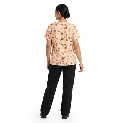 Uniforme Antifluido Estampado - Caballos