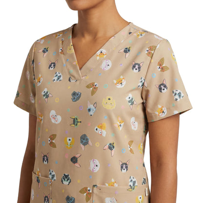 Uniforme Antifluido Estampado - Perros