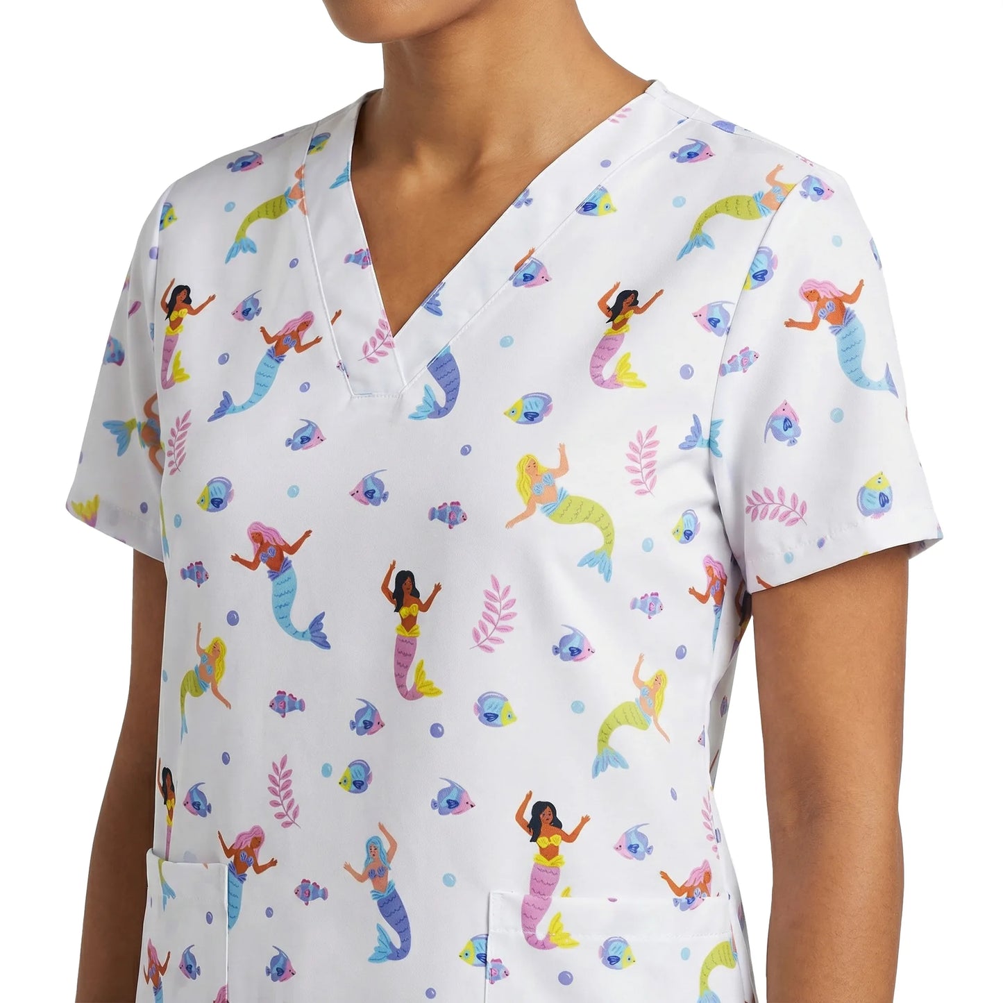 Uniforme Antifluido Estampado - Sirenas