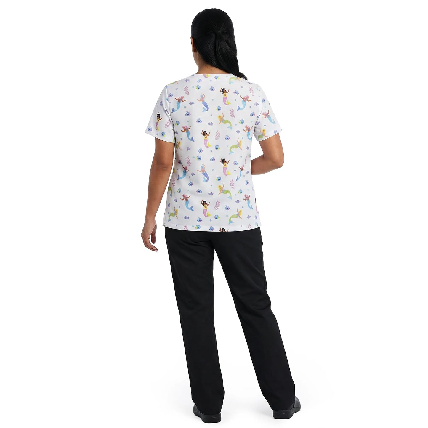 Uniforme Antifluido Estampado - Sirenas