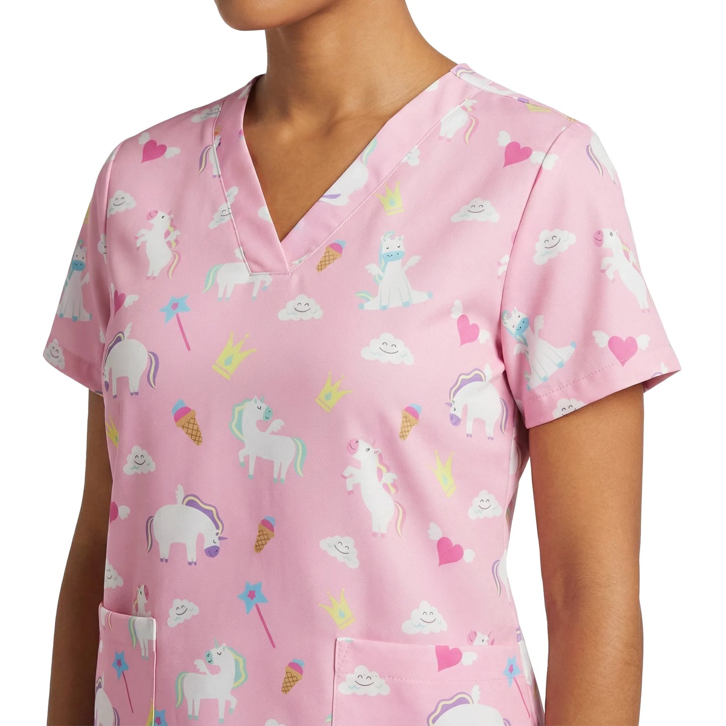 Uniforme Antifluido Estampado - Unicornios